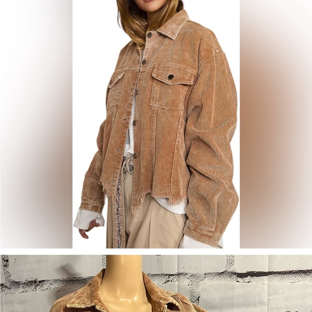 Corduroy Tan Jacket